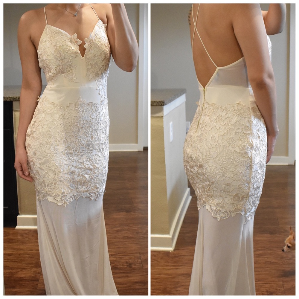Looking Like A Million Bucks Lace Maxi Dress